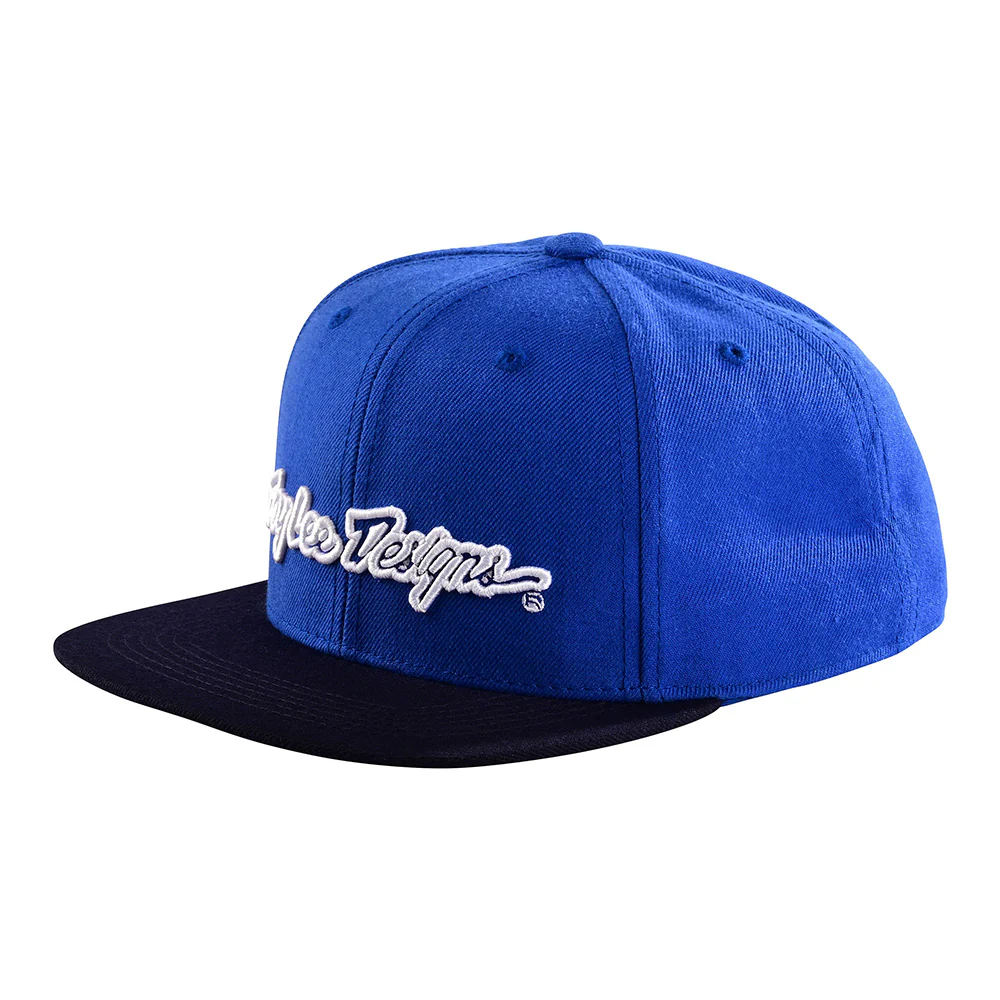Gorra Troy Lee Designs Signature Blue / White